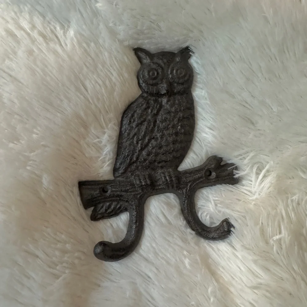 Iron Owl Wall Hook